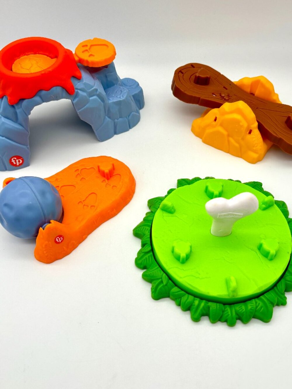 Fisher Price Little People Spin & Play Dinosaur Playground Toddler Playset, USED